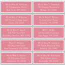 Search for pink white wedding stickers Address