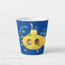 Search for yellow fish mugs Underwater