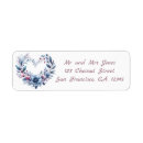 Search for winter wreath return address labels Watercolor