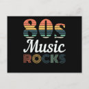 Search for cool music postcards Eighties