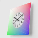 Search for rainbow clocks Colorful