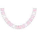 Search for its a girl bunting flags Polka dots