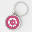 Search for pink circle key rings Initial