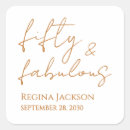 Search for elegant modern stickers 50th birthday