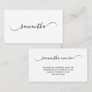 Search for classy business cards Black