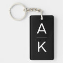 Search for black rectangle key rings Masculine
