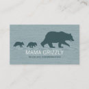 Search for bear business cards Wildlife