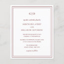 Search for burgandy wedding invitations Elegant