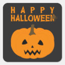 Search for scary pumpkin stickers Black and orange