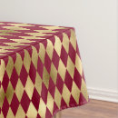 Search for burgundy gold tablecloths Pattern