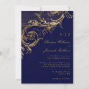 Search for blue damask wedding invitations Vintage