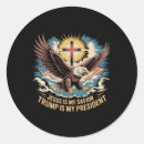 Search for political campaign stickers Red white blue