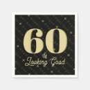Search for 60 birthday napkins 60 years old