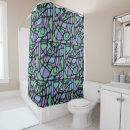 Search for stained glass shower curtains Blue