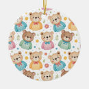 Search for bear christmas tree decorations Geometric