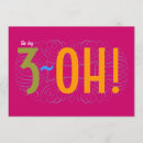 Search for 3 oh invitations 30th