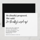 Search for funny wedding invitations Black and white