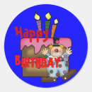 Search for birthday clown stickers Kids