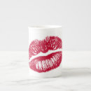 Search for kissing mugs Red lips