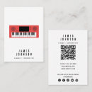 Search for keyboard player business cards Musical