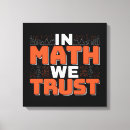 Search for math canvas prints Teacher
