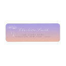 Search for ombre wedding return address labels Pastel