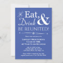 Search for blue class reunion invitations Party
