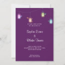 Search for rustic string lights wedding invitations Purple