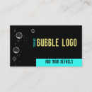 Search for water bubble business cards Soap