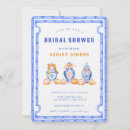 Search for chinoiserie bridal shower invitations Blue and white