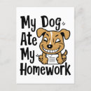 Search for homework postcards Dog