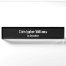Search for black name plates Executive