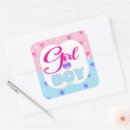 Search for gender reveal stickers Pink