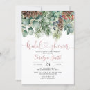 Search for pine cone bridal shower invitations Winter