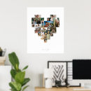 Search for heart shaped collage posters Modern