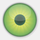 Search for green eyeball stickers Halloween