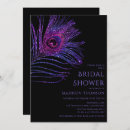 Search for peacock bridal shower invitations Budget