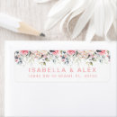 Search for beautiful blooms return address labels For her