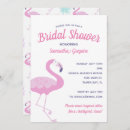 Search for pink flamingo bridal shower invitations Luau