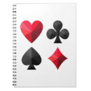 Search for playing card notebooks Red