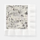 Search for newspaper napkins Vintage
