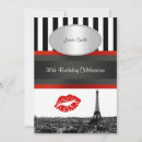 Search for paris birthday invitations Striped