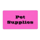 Search for pet order labels Pink