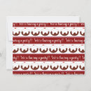 Search for retro christmas invitations White