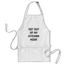 Search for get out of my kitchen aprons Humour
