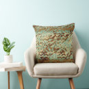 Search for teal and peach cushions Abstract