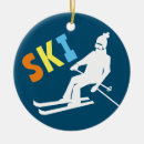 Search for snow ski christmas tree decorations Skier