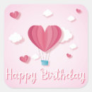 Search for happy birthday with balloons stickers Pink