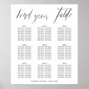 Search for classic wedding seating charts Calligraphy