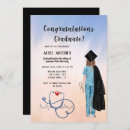 Search for stethoscope graduation invitations Blue